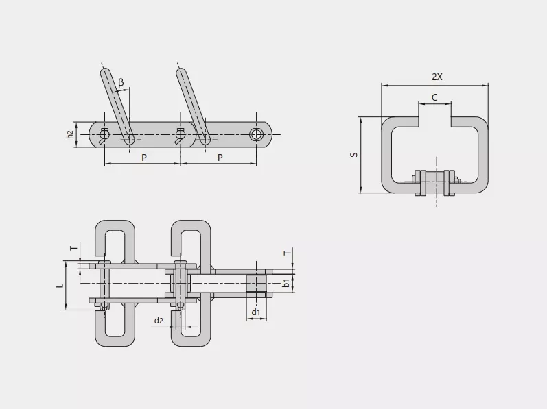 刮板输送链